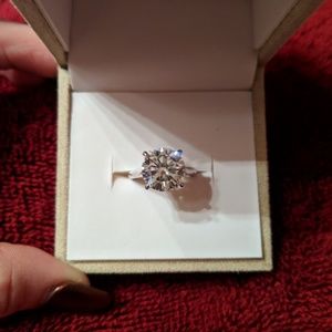 Moissanite ring